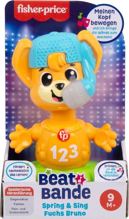 Actual product image Fisher-Price Beat Bande Spring & Sing Fox Bruno (D) (German)