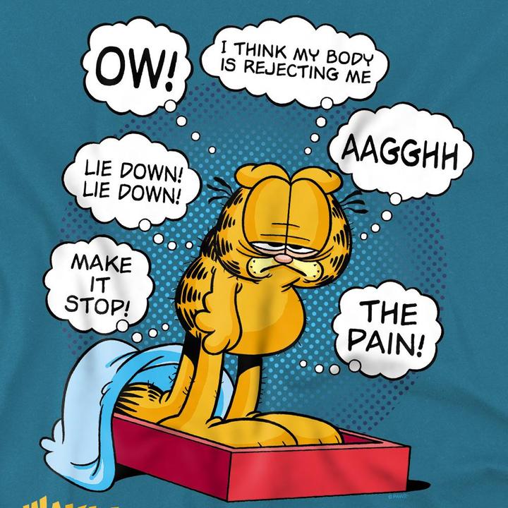 Immagine prodotto Garfield Waking Up Is Hard To Do Maglietta Uomo (XXL)