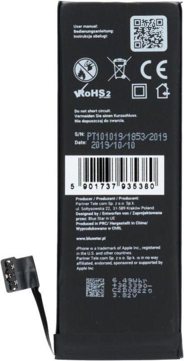 Image du produit Partner Telecom Batterie Blue Star BLUE STAR HQ batterie pour IPHONE 5C 1510 mAh