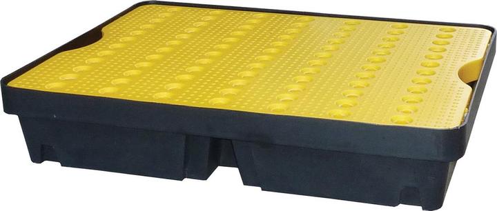 Immagine prodotto Brady SPTY-40-YL-BK, polietilene, vassoio di raccolta, vassoio nero, supporto giallo, 600 x 155 x 800 mm