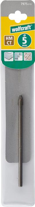 Actual product image wolfcraft wolfcraft 1 Fliesen- u. Glasbohrer HM ø10mm (10 mm)