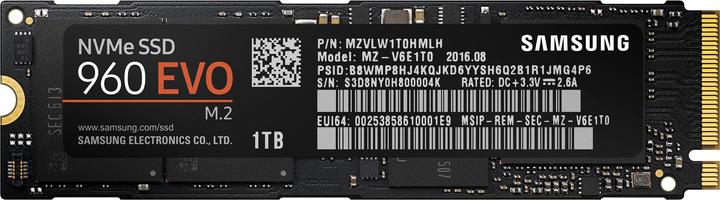 Samsung 960 Evo (1000 Go, M.2)
