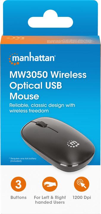 Produktbild Manhattan MW3050 Kabellose USB-Maus (Kabellos)