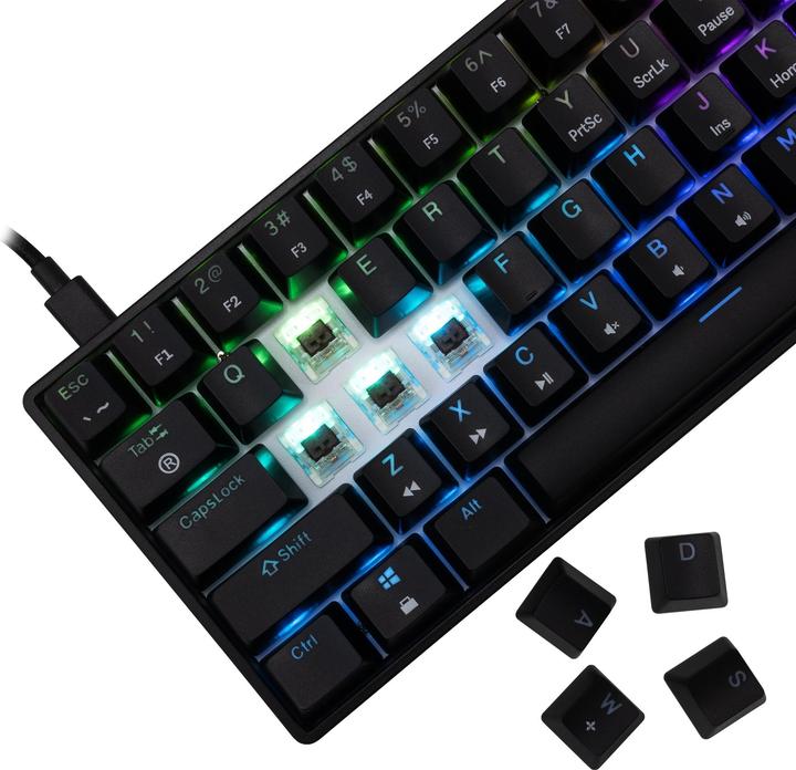 Image du produit White Shark GK-004131 Shinobi-2 Brown switch, Black US (US, Filaire)