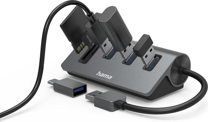 Immagine prodotto Hama USB Hub (USB-C, 5 Porti)