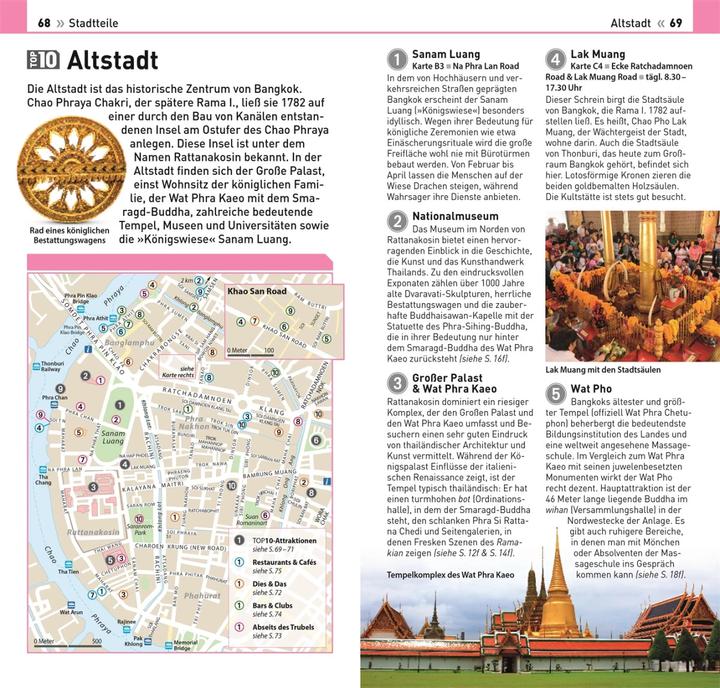 Produktbild TOP10 Reiseführer Bangkok (Deutsch, DK Verlag Reise, 2023)