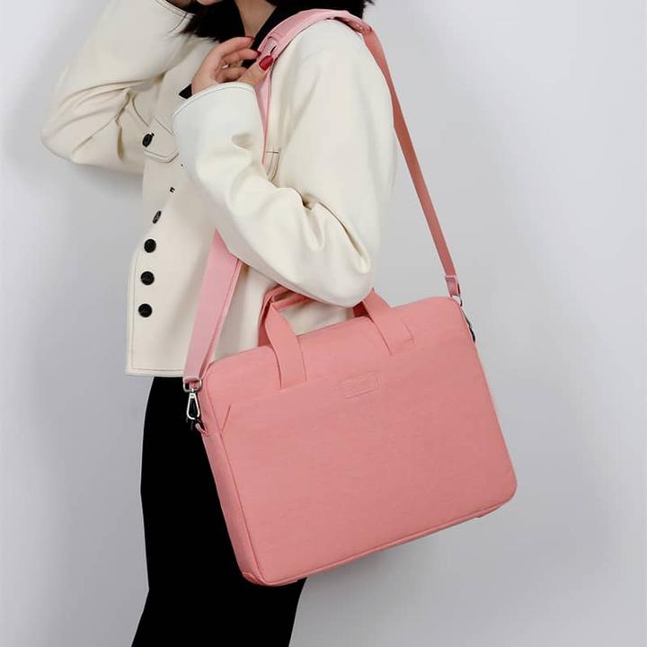 Actual product image Okade MacBook / Laptop bag, 15.6 inch, T64, Pink (15.60")