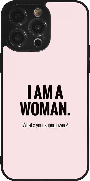 Image du produit PhoneLook Coque Silicone rigide noir I am a woman (Apple iPhone 14 Pro Max)