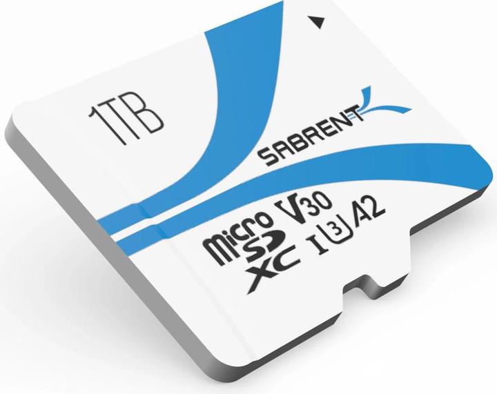Produktbild Sabrent Rocket V30 A2 1TB MicroSDXC memory card R100MBs W30MBs SDMQ301TB (1000 GB, microSDXC, U3, UHS-I)