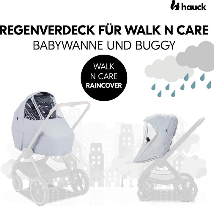 Produktbild Hauck Walk N Care Raincover Grey