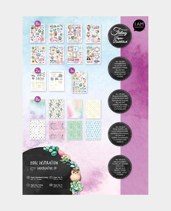 Actual product image I Am Creative Paper craft block (25 g/m², 19 x)