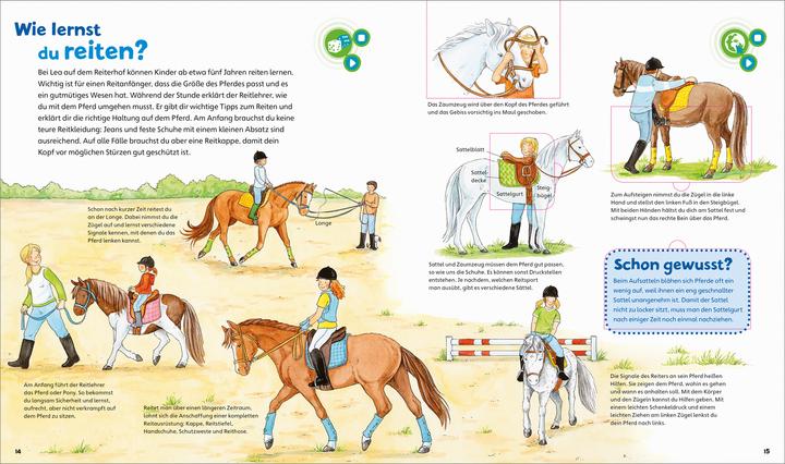 Produktbild Bookii WAS IST WAS Junior Komm mit zu den Pferden und Ponys! (Deutsch, Christina Braun, Martin Lickleder, Claudia Kaiser, Silke Voigt, Tatjana Marti, 2018)