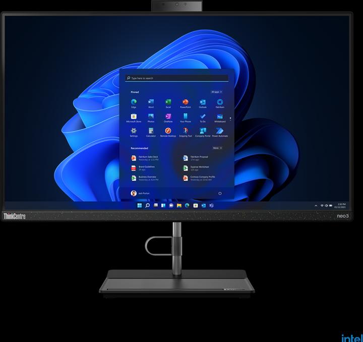 Actual product image Lenovo ThinkCentre neo 30a 24 AIO (Intel Core i5-12450H, 16 GB, 512 GB)