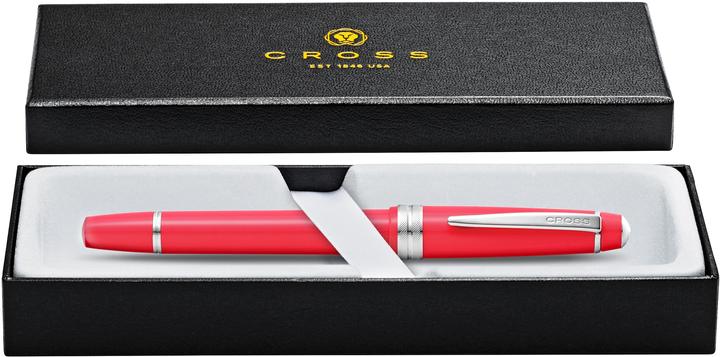 Image du produit Cross Stylo plume Bailey Light, plume M, laque corail dans une boîte cadeau (Corail, 1 x)