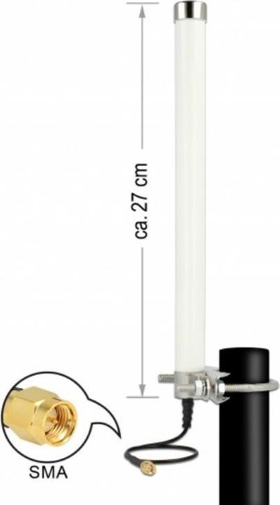 Image du produit Delock Antenne LTE/HSPA/GSM, connecteur SMA (DECT, Lora, WiFi)