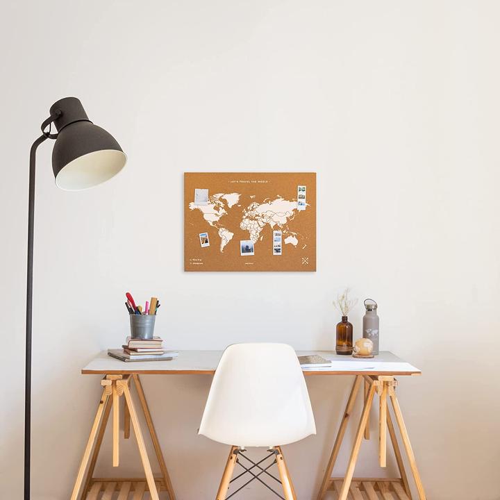 Produktbild Miss wood Woody Map Weltkarte L (Pinnwand, Weltkarte, 60 x 45 cm)
