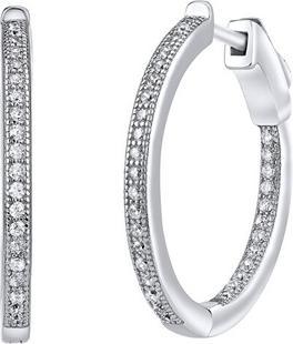 Produktbild Silvego Silver round earrings with unique Milla clasp JJJE0106