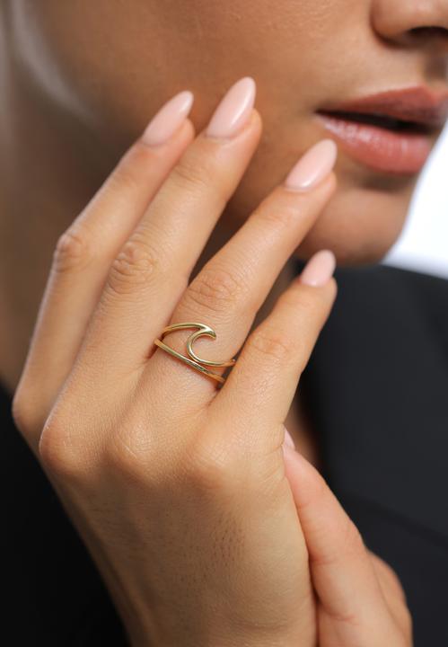 Actual product image Elli 2er Set Wellen Design (52, 925 Silver)