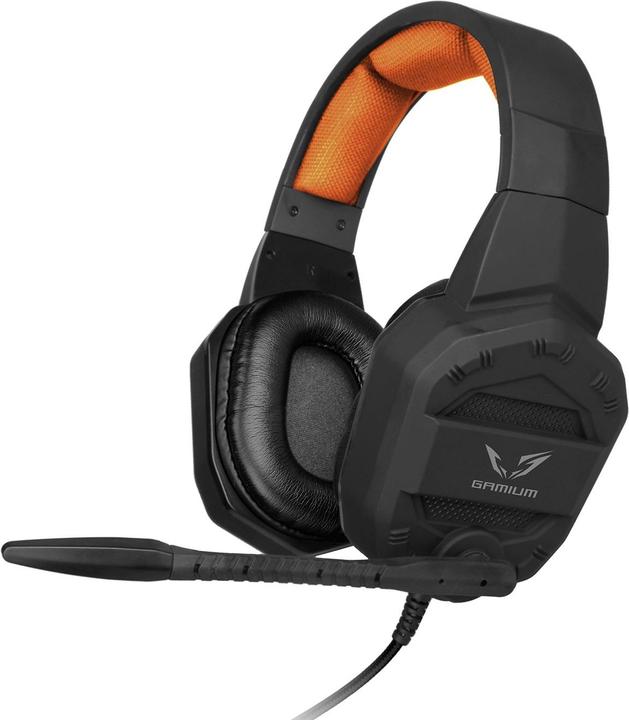 Image du produit Gamium Casque Gamer filaire sortie 2 jack Surround virtuel 7.1 + micro + adaptateur 2 j (Filaire)
