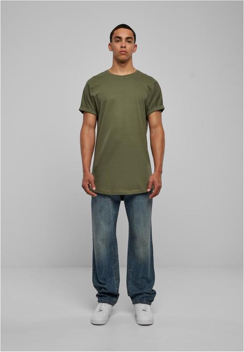 Image du produit Urban Classics Long Shaped Turnup Tee (S)