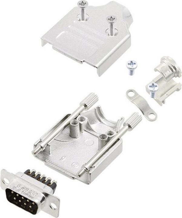 Produktbild Amphenol L17MHDM25+L717DB25PST D-SUB Stiftleisten-Set 180 ° Polzahl (num): 25 S