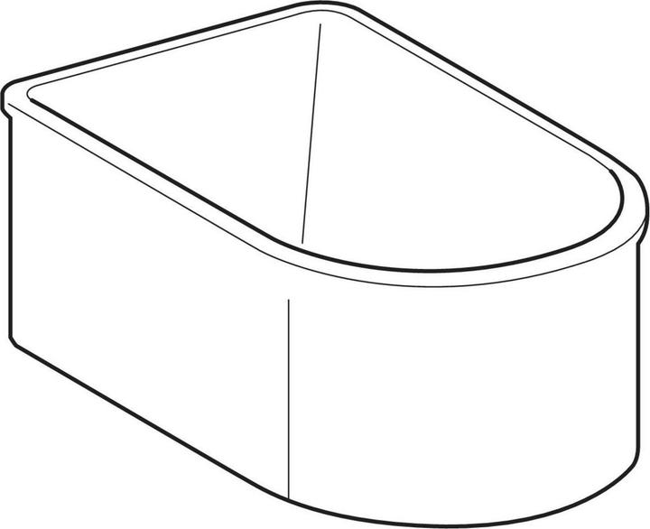 Produktbild Geberit Keramag Säuglingspflegebecken aus Varicor 40l (86 cm, 76.50 cm)
