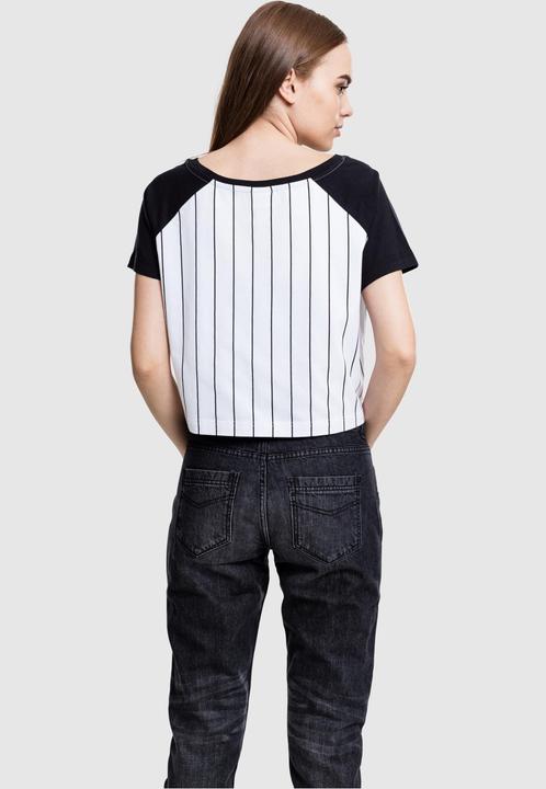 Actual product image Urban Classics Ladies Cropped Baseball Tee (M)