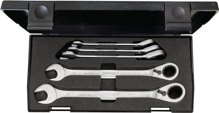 Actual product image Gedore Combination ratchet wrench set (9 mm, 16 mm, 18 mm, 11 mm, 12 mm, 17 mm, 15 mm, 13 mm, 19 mm, 8 mm, 10 mm, 14 mm)