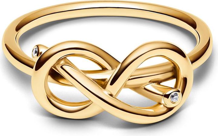 Actual product image Pandora Infinity Knoten Ring Gold (54)