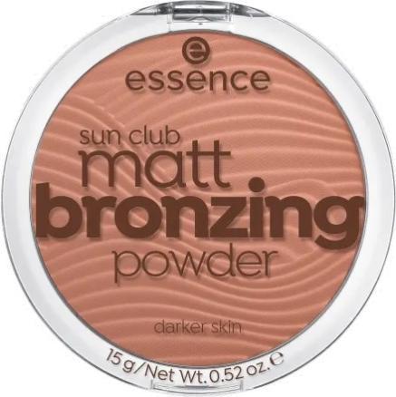 Actual product image essence sun club matt bronzing powder (#EBC0A7, Bronzer, 15 g)
