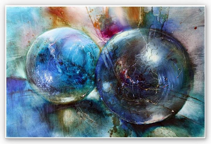 Immagine prodotto Trenddeko Schmucker - Marmi blu (100 x 70 cm)