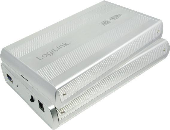 LogiLink Festplattengehäuse 3.5" S-ATA USB 3.0 Alu, silber (3.5")