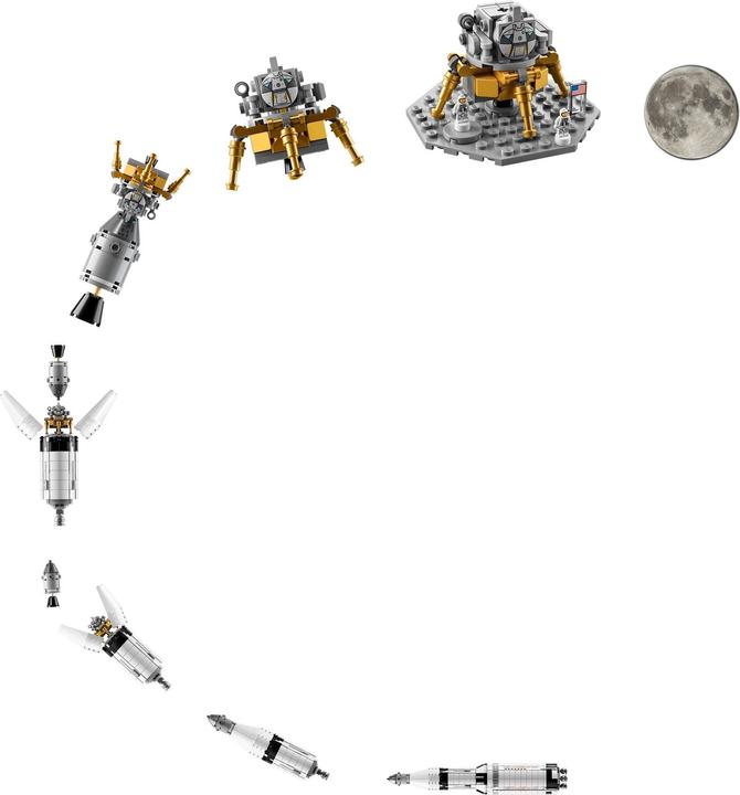 Actual product image LEGO NASA Apollo Saturn V (92176, LEGO Ideas, LEGO Rare Sets)