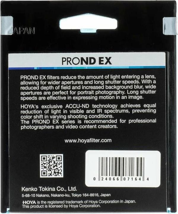 Produktbild Hoya PRO ND EX 1000 Filter (77 mm, ND- / Graufilter, 77 mm)