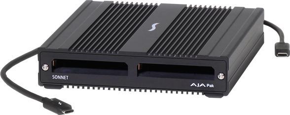 Actual product image Sonnet SF3 Series - AJA Pak Media Thunderbolt Pro Card Reader (Thunderbolt 3)