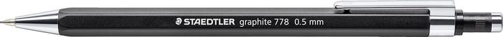 Actual product image Staedtler Mechanical pencil graphite 778 05-9 B 0.5mm barrel black (0.50 mm, B, 1 x)