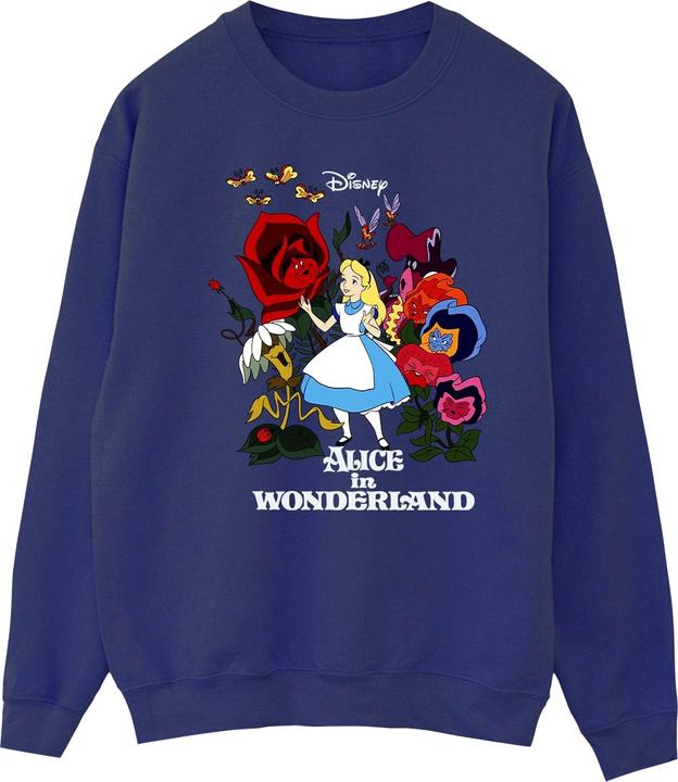 Disney Alice In Wonderland Flowers Sweatshirt (M)