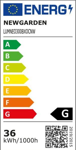 Energy Label Newgarden New Garden NEO GARLAND (3000 lm, IP65)