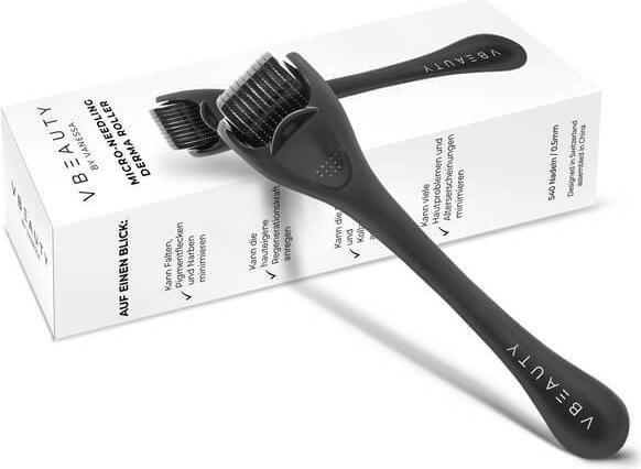 Actual product image VBEAUTY Tools - Microneedling Derma Roller Black