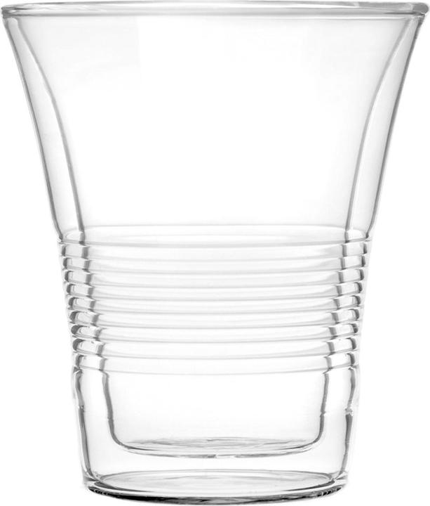 Actual product image Casativo 4er-Set edle Doppelwandgläser mit Riffelung, 220 ml (0.22 l, 4 x)