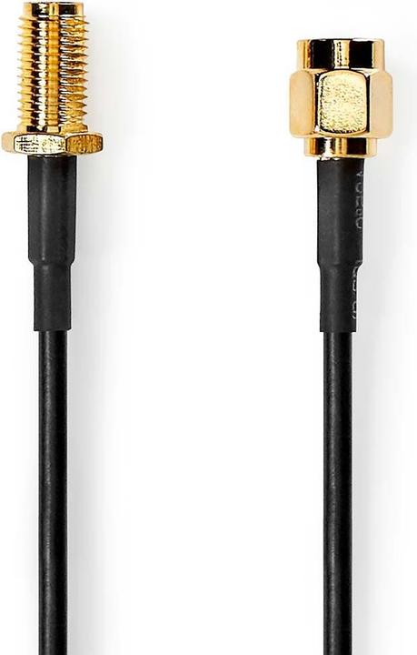 Nedis Antennenkabel | SMA-Stecker | SMA-Buchse | Vergoldet | 50 Ohm | Einzeln geschirmt | 3.00 m | R (Antennenkabel)