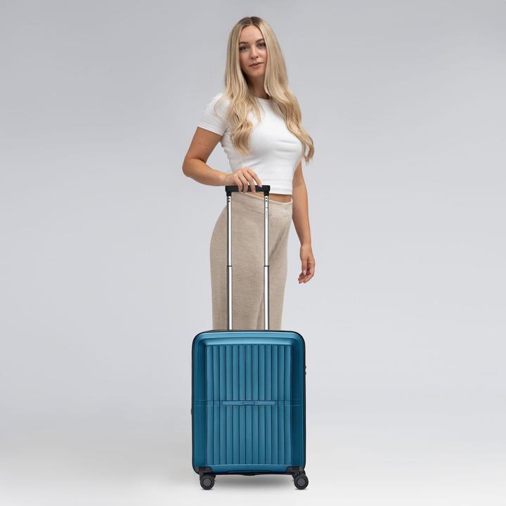 Immagine prodotto Pactastic Collection 01 Carrello cabina a 4 ruote da 55 cm con piega a espansione (42 l, Bagaglio a mano (fino a 50 litri))