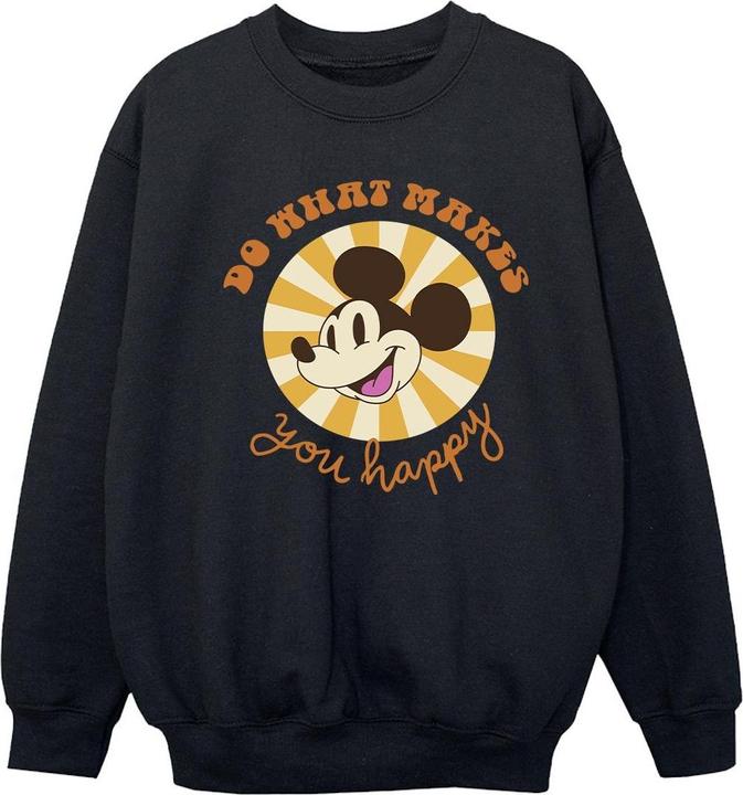 Disney Mickey Mouse Do What Makes You Happy Sweatshirt Mädchen (140, 146)