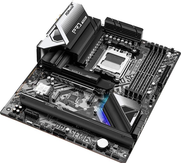 Actual product image AsRock X670E Pro RS (AM5, AMD X670E, ATX)