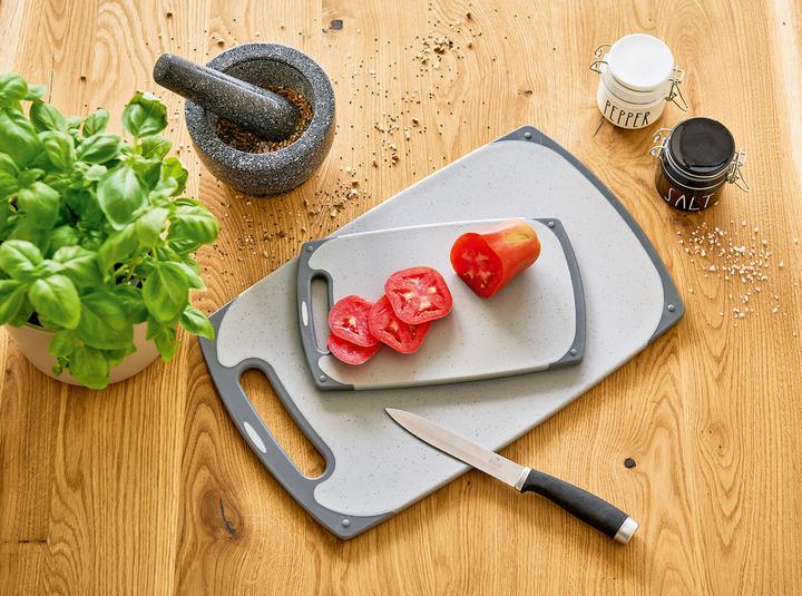 Produktbild Zeller Present Schneidebrett, Kunststoff, grau/anthrazit