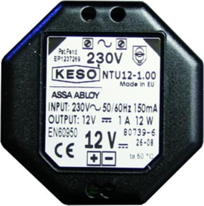 Assa Abloy Power supply unit for flush mounting NTU-12-1.00