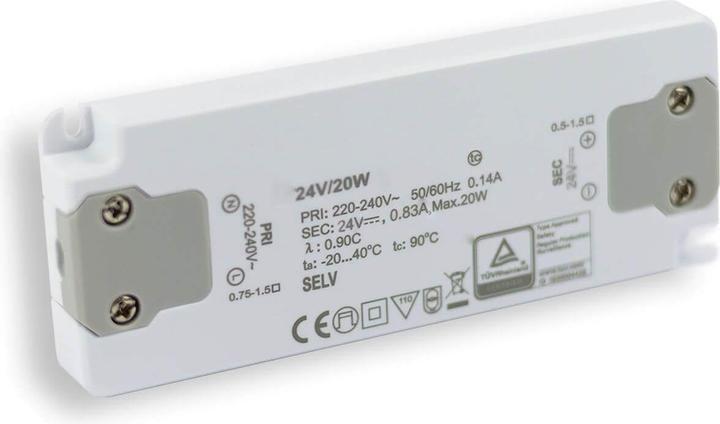 Produktbild Isoled LED Trafo 24V/DC, 0-20W, ultraslim