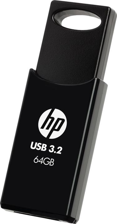 Actual product image HP 64GB 712w Black USB 3.2 Flash Drive (64 GB, USB-A)