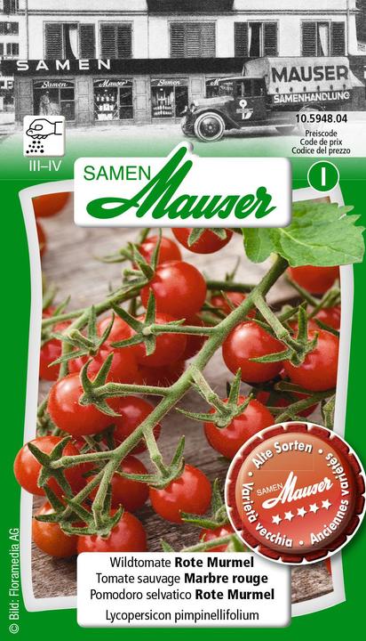 Samen Mauser Rote Murmel (Gemüsesamen)