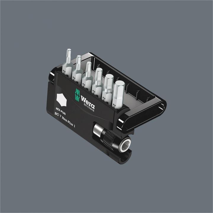 Actual product image Wera Bit-Check 7 Hex-Plus 1 (2, 3, 4, 5, 6 mm)